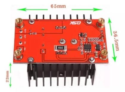 Imagem de Conversor Dc Step-Up Regulador Tensao 10A 150W De 12V A 35V