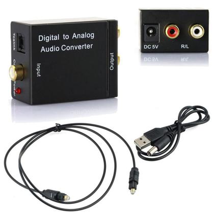 Imagem de Conversor De Audio Digital Analogico Tv Home Som