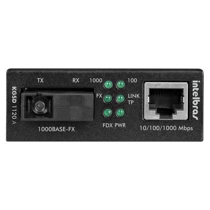 Imagem de Conversor de midia intelbras kgsd 1120a gigabit ethernet monomodo 20 km wdm (7896637666824)