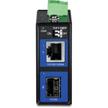 Imagem de Conversor de mídia TRENDnet TI-F11SFP 100/1000 Base-T para SFP