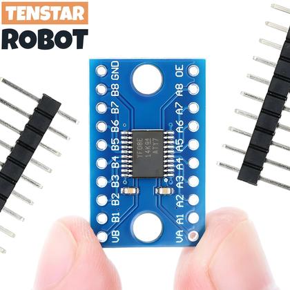 Imagem de Conversor De Nível Lógico De 8 Canais Bi-Direcional De Alta Velocidade Módulo Shifter Duplex