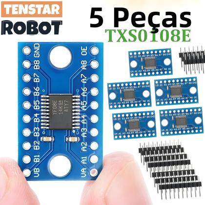 Imagem de Conversor De Nível Lógico De 8 Canais Bi-Direcional De Alta Velocidade Módulo Shifter Duplex