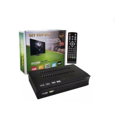 Imagem de Conversor digital TV sinal digital isdb-t set top box full HD hdmi Com Usb - Set Box