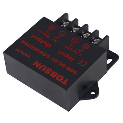 Imagem de Conversor Dweii DWEII, pacote com 2 unidades, 12V/24V para 5V 10A 50W