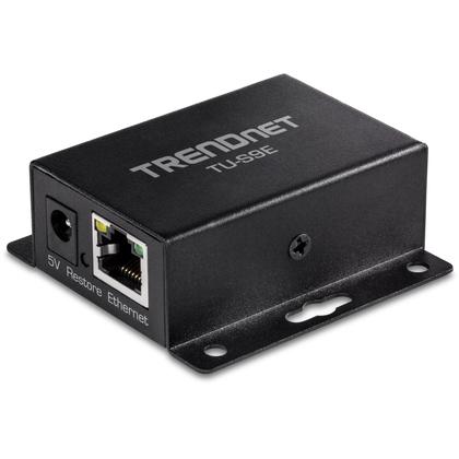 Imagem de Conversor Ethernet serial para IP TRENDnet TU-S9E, preto