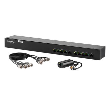 Imagem de Conversor Power Balun Intelbras Com 8 Canais CFTV  VB 1008 WP