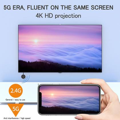 Imagem de Conversor sem fio 4k Hd de Wifi da tela de Hdmi para Android/IOS/Window/MAC/projetor
