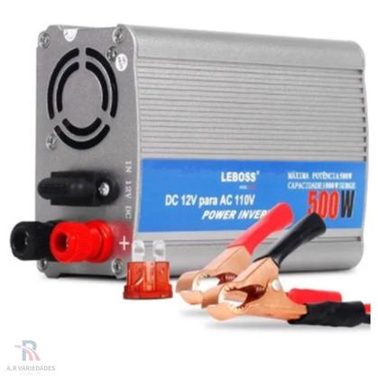 Imagem de Conversor Transformador 500w Inversor 12 Para 110v Bom