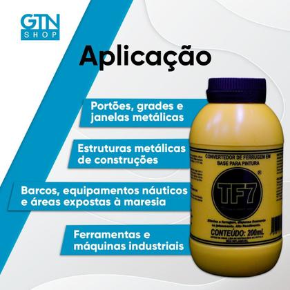 Imagem de Convertedor De Ferrugem TF7 200ML