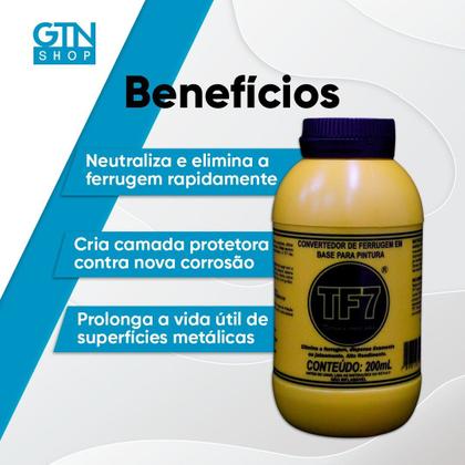 Imagem de Convertedor De Ferrugem TF7 200ML