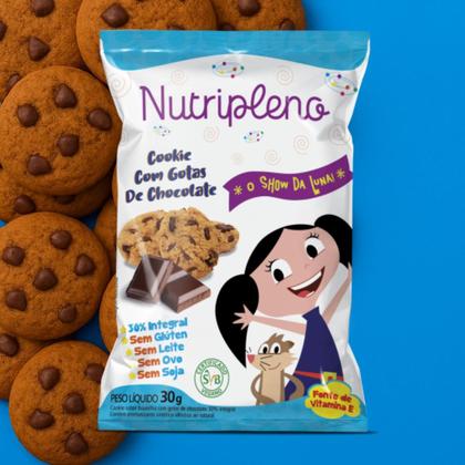 Imagem de Cookies com gotas de chocolate 30g o show da luna nutripleno