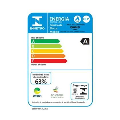 Imagem de Cooktop 2 Bocas Com Mesa De Vidro Dako Supreme Bivolt