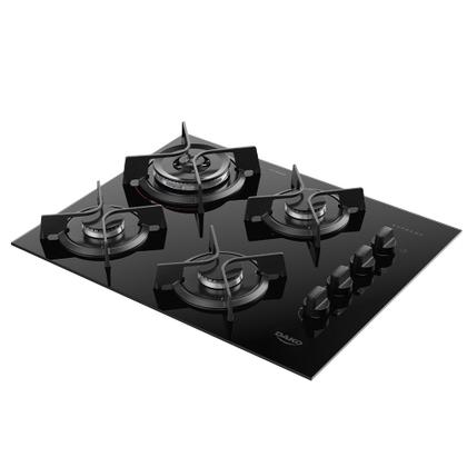 Imagem de Cooktop 4 Bocas a Gás Dako Supreme com Queimador Tripla Chama e Mesa de Vidro Temperado Preto Bivolt