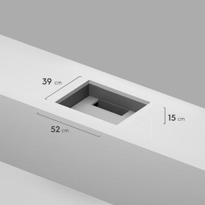 Imagem de Cooktop 4 Bocas a Gás Electrolux Mesa de Vidro Efficient Grade de Aço Fosco (KE4GR)