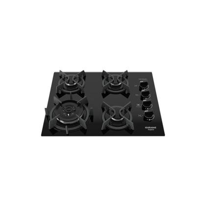Imagem de Cooktop 4 Bocas a Gás Itatiaia Itaplus com Tripla Chama e Acendimento Automático Cor Preto Bivolt