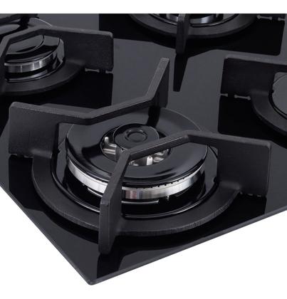 Imagem de Cooktop 4 Bocas A Gas Vidro Preto Pro Cook - Fischer