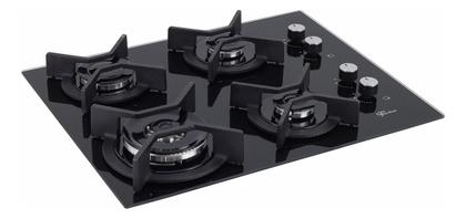 Imagem de Cooktop 4 Bocas A Gas Vidro Preto Pro Cook - Fischer