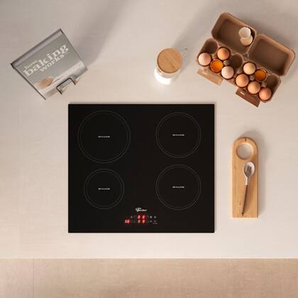 Imagem de Cooktop 4 Bocas Fischer Indução Vitrocerâmica Touch Preto 220V