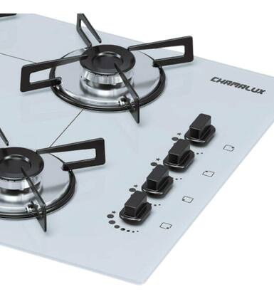 Imagem de Cooktop 4 Bocas Fogão Gás Cozinha Ultra Chama Chamalux Bivolt Branco