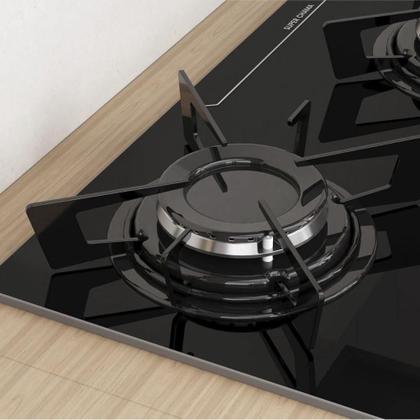 Imagem de Cooktop 4 Bocas Itatiaia Electra Plus Vidro Temperado Gás 4Q Preto Bivolt - 3700000480