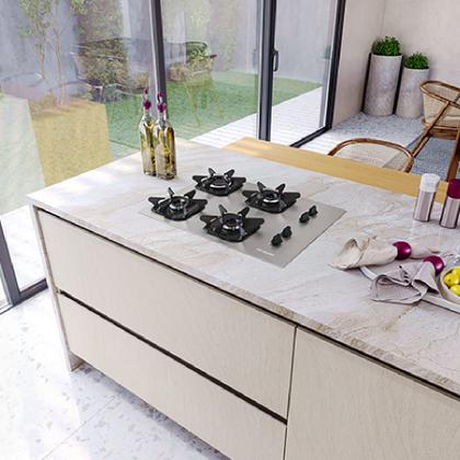 Imagem de Cooktop 4 Bocas Mueller Alumínio Ultra a Gás Chama Automatico Bivolt