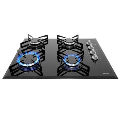 Imagem de Cooktop 4 Bocas Philco Automático Chef4 Vidro Temperado Bivolt