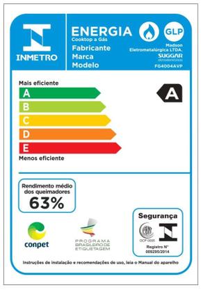 Imagem de Cooktop 4 Bocas Suggar FG4004AVP Preto Bivolt