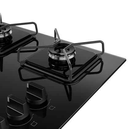 Imagem de Cooktop 5 Bocas a Gás Brastemp com Grades de ferro Aramado e Chama Simmer - BDD75BE