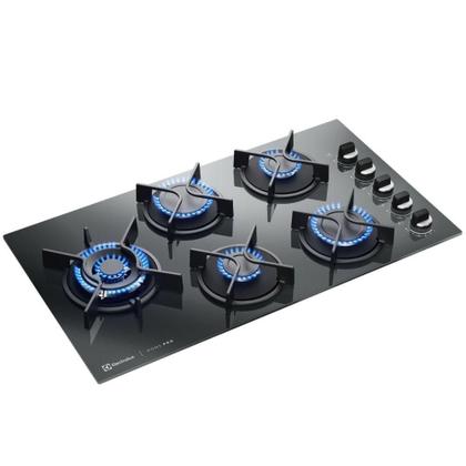 Imagem de Cooktop 5 Bocas A Gás Electrolux Espelhado Home Pro KE5HP 66809HBA088 Bivolt
