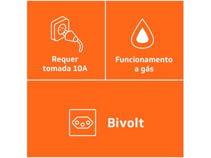 Imagem de Cooktop 5 Bocas a Gás GLP Brastemp Vidro Temperado