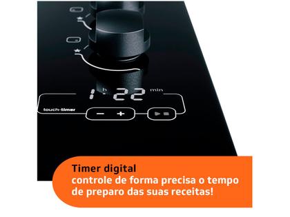 Imagem de Cooktop 5 Bocas a Gás GLP Brastemp Vidro