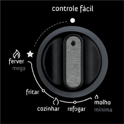 Imagem de Cooktop 5 Bocas Consul com Controle Fácil e Acendimento Automático - CD075AE