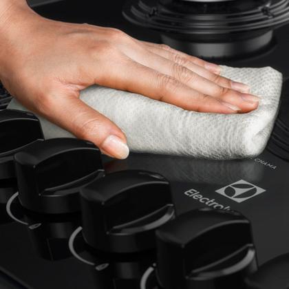 Cooktop 5 Bocas Electrolux a Gás com Tripla Chama (KE5TP) Imagem de Cooktop 5 Bocas Electrolux a Gás com Tripla Chama (KE5TP)