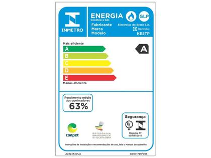Imagem de Cooktop 5 Bocas Electrolux a Gás com Tripla Chama (KE5TP)