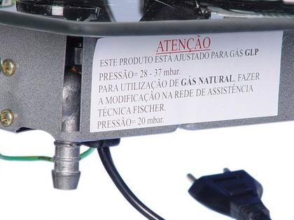 Imagem de Cooktop 5 Bocas Fischer Preto a Gás GLP