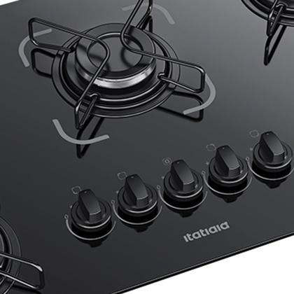 Imagem de Cooktop 5 Bocas Itatiaia Essencial Preto Bivolt
