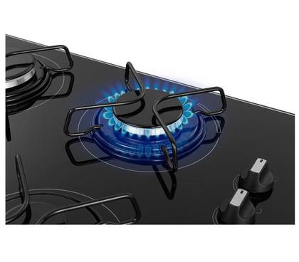 Imagem de Cooktop A Gas 4 Bocas Bivolt Preto Com Inox Ctg-01 Mondial