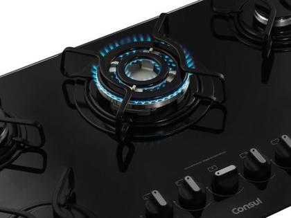 Imagem de Cooktop A Gas 5 Bocas 11550w Bivolt Consul Cdd75ae