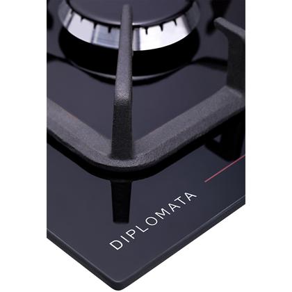 Cooktop a Gás 5 Bocas Preto com Mesa de Vidro e Tripla Chama Dako Diplomata Bivolt Imagem de Cooktop a Gás 5 Bocas Preto com Mesa de Vidro e Tripla Chama Dako Diplomata Bivolt