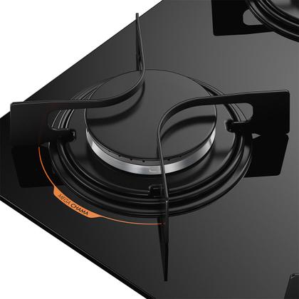 Imagem de Cooktop a Gás Atlas Utop 4 Bocas Superautomático Mesa em Vidro Temperado