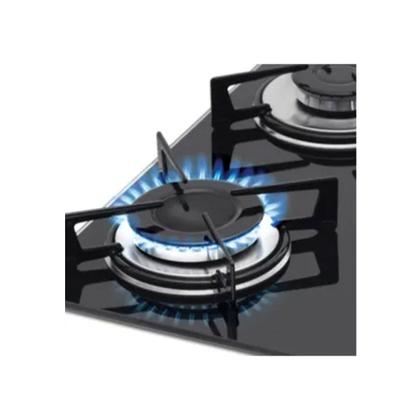 Imagem de Cooktop a Gás Fischer 4Q Tripla Chama Mesa Vidro Bivolt