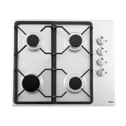 Imagem de Cooktop A Gás Philco 4 Queimadores Inox Pct04I - Bivolt