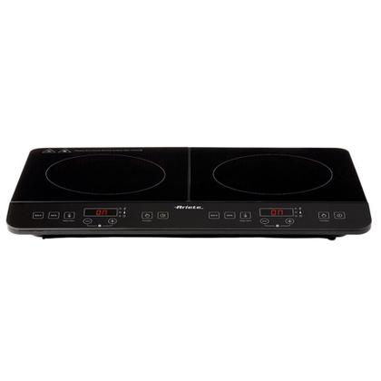 Imagem de Cooktop ariete de indução portátil com 2 bocas touch preto 1800w 127v 00c199809arbr