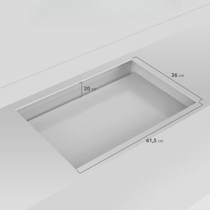 Imagem de Cooktop Atlas 5 Bocas Ágile Up Mesa de Vidro