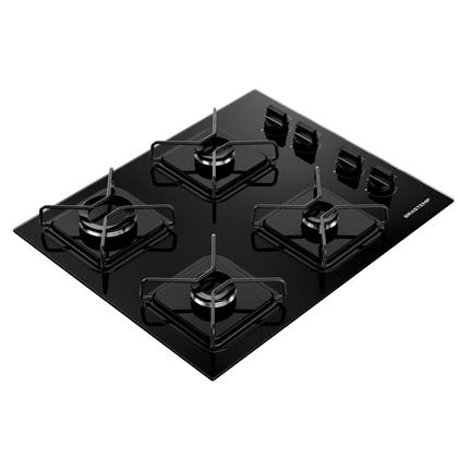 Imagem de Cooktop Brastemp 4 Bocas a Gás com Grades de Ferro Aramado e Chama Simmer - BDD61BE