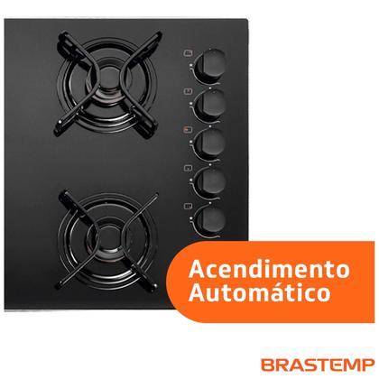 Cooktop Brastemp 5 Bocas com Quadrichama e Acendimento Super Automático Design Inteligente BDD85AE Imagem de Cooktop Brastemp 5 Bocas com Quadrichama e Acendimento Super Automático Design Inteligente BDD85AE