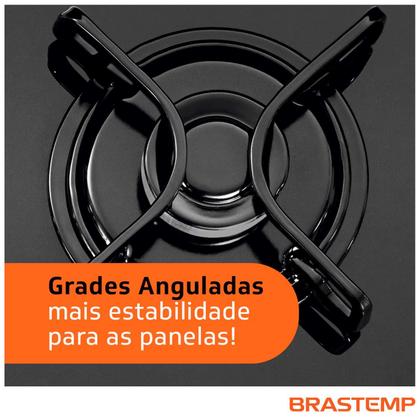 Cooktop Brastemp 5 Bocas com Quadrichama e Acendimento Super Automático Design Inteligente BDD85AE Imagem de Cooktop Brastemp 5 Bocas com Quadrichama e Acendimento Super Automático Design Inteligente BDD85AE