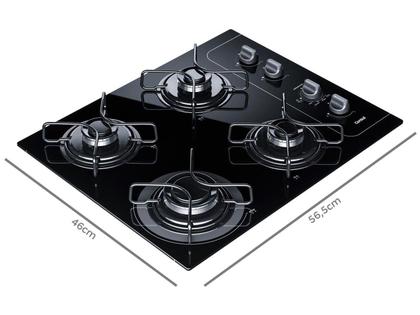 Cooktop Consul 4 Bocas com Grades Individuais - Acendimento Automático Facilite CD060AE Imagem de Cooktop Consul 4 Bocas com Grades Individuais