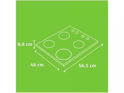Cooktop Consul 4 Bocas com Grades Individuais - Acendimento Automático Facilite CD060AE Imagem de Cooktop Consul 4 Bocas com Grades Individuais