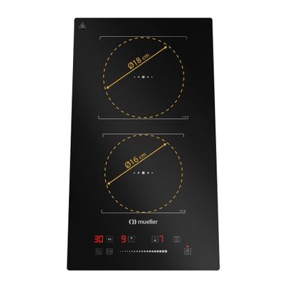 Imagem de Cooktop de Indução 2 Boca Mueller MCN2BK